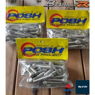 FULL SET BOLT/SKRU COVER ENGINE KIRI KANAN SUZUKI BELANG 150 (S.STEEL ALLENKEY)