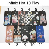 Soft case Fuze Infinix Hot 10 Play Motif Karakter Infinix Hot10 Play