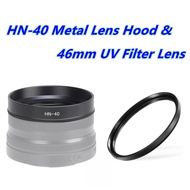 46mm UV Filter HN40 Lens Hood for Nikon Z DX 16-50mm Lens on Z30 Z50 Z50II Zfc Camera