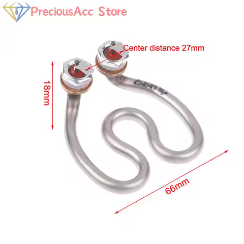 500W 220V Horseshoe Water Heating Elements 2U Stainless Electric Heat Tube For Coffeemaker Electric 