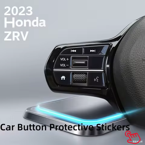 FOR Honda HRV ZRV 2023 Steering Wheel Control Button Decal Gear Shift Window up Button Protection St