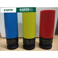 #SATA Box Socket tool 21mm 19mm 17mm heavy duty deep impact socket air gun protect rim
