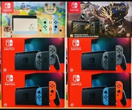 全新 任天堂 Switch NS 主機 電力加強版 動物森友會 魔物獵人崛起 瑪利歐 特別版特仕機 灰黑色 紅藍色 高雄