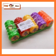 Jomei QeQe Giler Roll Bubble Gum 30pcs Mixed Fruit Flavour