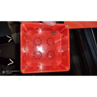 Poly PVC Square Box / Junction Box With Cover Set