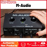 M-AUDIO M-Track Solo USB Audio Interface XLR DI Input for Recording Podcast Streaming