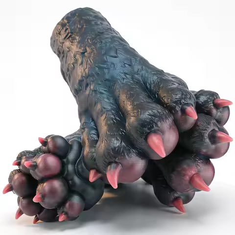 GEEBA Realistic Animal Wolf Claws Male Masturbator Pocket Pussy Stroker Adult Onahole Artificial Vag