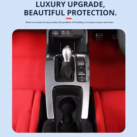 New For Type R Fl5 Manual Transmission Center Control Panel Gear Panel Decorative Sticker ABS Frame 