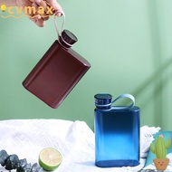 CYMX Sport Bottle, Large Capacity Flat Shape Water Bottle,  Plastic Water Cup