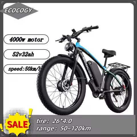 G7 Electric Bike 4000W Motor 52V 32AH Battery e bike 164N.m 55km/h Power 26 Inch Tire Mountain Cycli