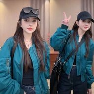 2025 Flight Suit Baseball Short Jacket American Jacket Jacket Loose Top Short Casual All-Match YL6E
