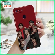 Feilin Acrylic Hard case Compatible For OPPO F9 F11 Reno 5 Reno8 5G aesthetics Phone casing Korean Star Pattern BTS Accessories hp casing handphone cassing full cover