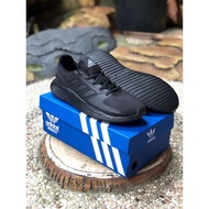 HITAM Adidas Questar Shoes Full Black | Adidas Questar Men's Sneakers Black Full | Casual School Shoes | Free Socks