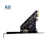 PCIe 4.0 X1 to Oculink SFF8611/8612 Expansion Card to SFF-8639 U.2 SSD for External Graphics Card fo
