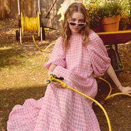 lookbooklookbook loretta dress margenta scott