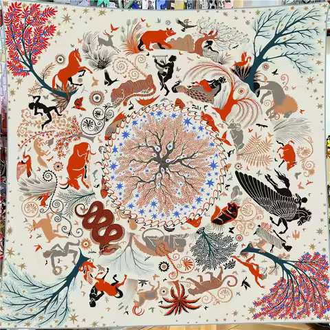 Winter Imitation Silk Cashmere Scarf Oversized Shawls Pashmina Handrolled Edge Shawls Bandanas Hijab