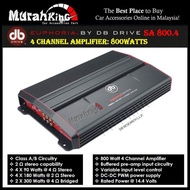 db drive SA800.4 4 Channel Amplifier For Car (800 Watt)