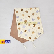 Taplak Meja Bulat Table Runner Plus Tassel 120 x 40cm Zigzag Kuning good quality X7D0 simple serbagu