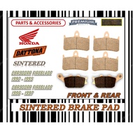 CBR900RR FIREBLADE 92-97 HONDA BRAKE PADS SET FR0NT & REAR SINTERED LONG LIFE DAYTONA