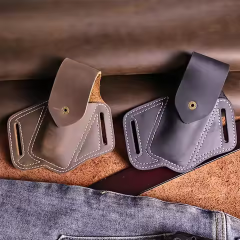 RIYAO-Genuine Leather Sheath for Leatherman, SOG Multitool Holster, Outdoor Work Tool Holder, EDC Be