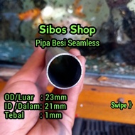 Seamless Iron Pipe Od 23mm Id 21mm Thickness 1mm Length 20cm to 150cm