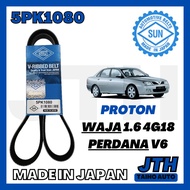 TAIHOAUTO SUN Fan Belt 5PK1080 Proton Waja 1.6 4G18 Fan Belt Waja Fan Belt Engine Belt Made In Japan