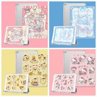 Hello kitty cinnamoroll 玉桂狗 布丁狗 Kurumi  特價預訂Air 5 Air 20200 透明筆槽款  iPad case 可放 Apple iPad pencil   ipad套 平板套 保護套 平板保護套  Air 5 Air 4 iPad 10 iPad9 mini 6 pro 12.9  pro 11 iPad 9 iPad 8 Air 3 iPad pro 2022 2021 2020 2018 mini 5 mini 4 pro 10.5 Air 2 Air 1