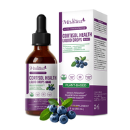 Mulittea Cortisol Balance Drops for Stress Relief Balanced Cortisol Response Mood
