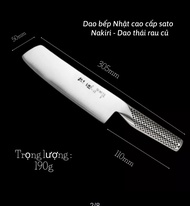 Dao thái Nhật dao nhà bếp Sato cực sắc thiết kế thép không gỉ - Hàng bãi 98 %