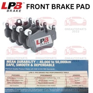 LPB e-PRO SEMI METALLIC FRONT BRAKE PAD PORSCHE CAYMAN S (987) BOXTER 987 2.7 3.4 911 (997) 3.6 CARE