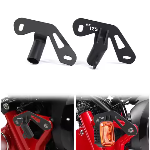 Motorcycle Turn Signal Relocation Stay Front Set Steel Fit For Honda CT125 HUNTER CUB 2020-2023 CT12