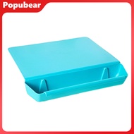 2-in-1 Acrylic Cutting Board with Food Container Slot Thickened Chopping Board for Food Prep Dishwas