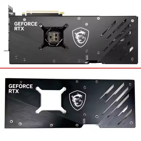 Old Original Video Card Backplane RTX4070 TI For MSI RTX 4070 Ti GAMING X TRIO 12G Replacement Graph