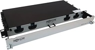 Tripp Lite Preloaded Fiber Panel, 65.6 feet / 20 Meter, 1U Rackmount, 2x12F MTP/MPO-PC to LC F/M OM4