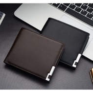 Mens Wallet PU Leather Banknotes Saver Open Cash Wallet