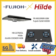 HB-22782GL Hilde Gas Cooker Hob/ FR-MS1990R-GBK Fujioh Hood HYBRID COMBO