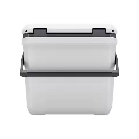 Portable Cooler, 38 QT Hard Cooler with Ice Retention, Heavy-Duty Handles and Cup Holder, Lightweigh