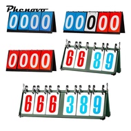[Phenovo] Tabletop Flip Scoreboard 4/5/6 Digit Score Flipper Sports Scoreboard for Table Tennis Many