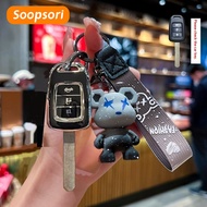 Soopsori For HONDA car keychain TPU key accessories suitable for HONDA BRV/CITY 2014/CITY 2014-2017 