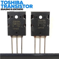Transistor 2SA 1943 - 2SC 5200 ORIGINAL TOSHIBA Genuine SA1943 SC5200
