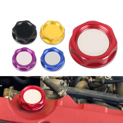 JDM Style Power Performance Oil Cap Oil Fuel Filter Racing Engine Tank Cap Cover For HONDA D/B/F/K/H
