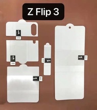 ฟิล์มไฮโดรเจลแบบนิ่มปกป้องเต็มพื้นที่ปกป้องหน้าจอ5กรัม5ใน1ฟิล์มสำหรับ Samsung Galaxy Z Z Flip 5 4 3 5กรัมชัดเจนแบบ HD ฟิล์มทีพียูฟิล์มสำหรับ Samsung Galaxy Z Flip3 Flip4 Flip5 5กรัม