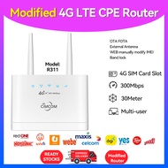 ♀【CCM WIFI】R311 CPE Router Unlocked 4G WiFi Modem Home Unllimited Hotspot All Sim Card 2 Antenna 4G CPE Modem✣