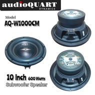 ลำโพงซับ AUDIO QUART รุ่น AQ-W1000CM ลำโพงซับ 10 นิ้ว เหล็กปั้ม แพค 1 ดอก / ข้าง เครื่องเสียงรถยนต์