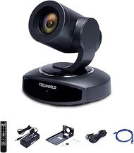 FEELWORLD NDI PTZ Camera,4K30fps 10X Optical Zoom with AI Auto Tracking,HDMI,USB3.0,LAN,Live Streami