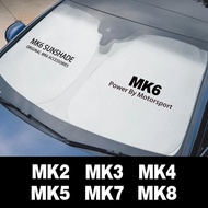 Car Windshield Sunshade Cover Blocking UV Rays Protector Shield For VW-GOLF MK4 MK6 MK7 MK5 MK3 MK2 