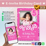 E-Card Invitation|Kad Ucapan Digital|Birthday Card|Kad Birthday Hari Lahir PDF E-Invite