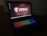 MSI電競筆電i7-8750H,GTX1050Ti-4G,16G Ram,256G SSD