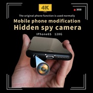 4k HD mobile phone hidden spy camera 6s modified spy cam concealed carry with you black screen video