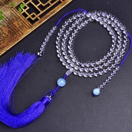 純天然白水晶108顆佛珠念珠手鏈 珠經8mm 淨體通透 超值